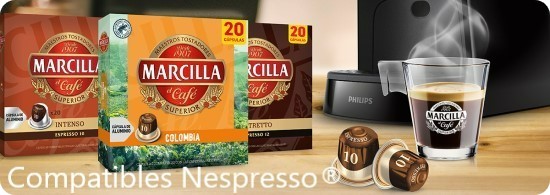 Capsulas Compatibles Nespresso Marcilla