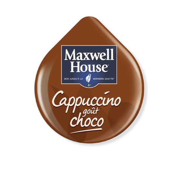 Dosette Maxwell House Cappuccino goût choco, Capsule TASSIMO