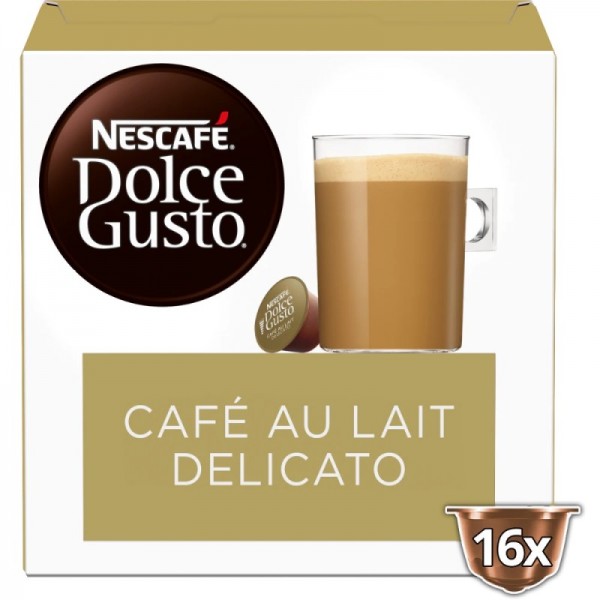 Pack 16 Capsulas Café Compatible con Dolce