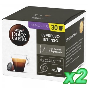 Pack Magnum 2 Intenso x 30 cápsulas Dolce Gusto