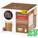 Nescafé Dolce Gusto Café con Leche DESCAFEINADO 90 cápsulas