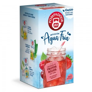 Frutos Rojos Agua Fría Pompadour 20 bolsitas