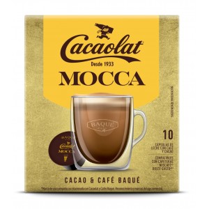 Mocca Cacaolat Baqué 10 cápsulas compatibles Dolce Gusto