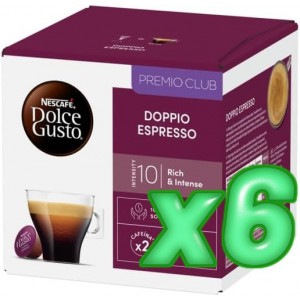 NESCAFÉ® Dolce Gusto® Doppio Espresso x 6, 96 Cápsulas